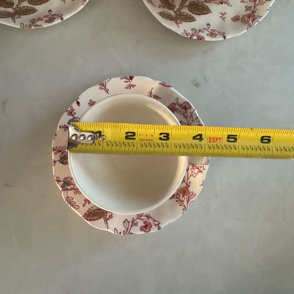 Vintage Johnson Bros. Rose Chintz Tea Cup & Saucer  Made In England Set of 3 - Picture 8 of 9